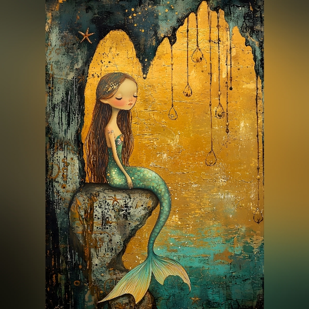 Wilmstical Mermaid Print